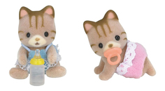 Игровой набор Sylvanian Families Полосатые котята-двойняшки 5188