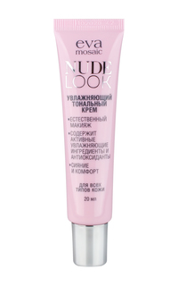 Тональный крем Eva Mosaic Nude Look Увлажняющий 02 Натуральный, 20 мл