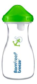 Тренировочный поильник born free breeze с твердым носиком, зеленый, 260 мл