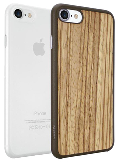 Кейс для iPhone 7 Ozaki Jelly+Wood