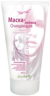 Маска-пленка очищающая GREEN MAMA Для проблемной кожи, 100 мл