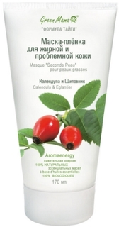 Маска-пленка для жирной кожи GREEN MAMA Календула и шиповник, 170мл