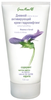 Дневной активирующий крем-гидролифтинг GREEN MAMA Фиалка и алтей, 100 мл