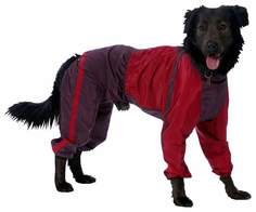 Комбинезон для собак ТУЗИК размер XL мужской, красный, длина спины 37 см