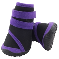 Обувь для собак Triol размер M, 4 шт фиолетовый, черный