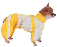 Комбинезон для собак ТУЗИК размер M мужской, желтый, бежевый, длина спины 31 см