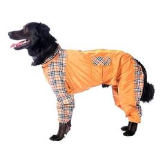 Комбинезон для собак ТУЗИК размер 3XL мужской, оранжевый, бежевый, длина спины 65 см