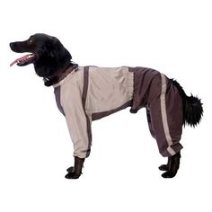 Комбинезон для собак ТУЗИК размер XL мужской, бежевый, коричневый, длина спины 40 см