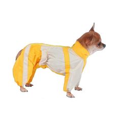Комбинезон для собак ТУЗИК размер M мужской, желтый, бежевый, длина спины 26 см