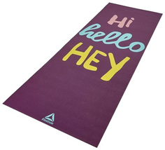 Коврик для йоги Reebok Yoga Mat Crosses-Hi RAYG-11030HH фиолетовый 4 мм