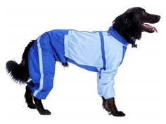 Комбинезон для собак ТУЗИК размер 5XL мужской, синий, длина спины 65 см
