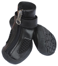Обувь для собак Triol размер M, 4 шт черный