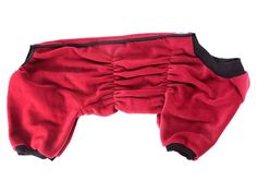 Комбинезон для собак OSSO Fashion размер XL унисекс, красный, длина спины 37 см