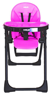 Стульчик для кормления Ivolia Hope 01, 2 колеса, Pink/Розовый