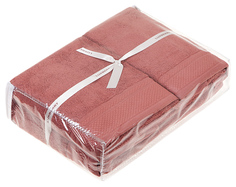 Банное полотенце, полотенце универсальное Luxberry красный