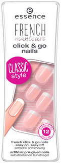 Накладные ногти Essence French Manicure Click&Go Nails 01 French 12 шт