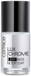 Закрепитель лака для ногтей Catrice LuxChrome 2in1 Base & Top Coat 10 мл