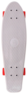 Скейтборд Y-Scoo Big Fishskateboard 27" 402-Gr с сумкой Grey Red