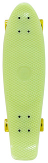 Скейтборд Y-Scoo Big Fishskateboard Glow 27" 402E-Y с сумкой Yellow