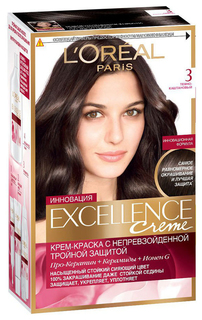 Краска для волос LOreal Paris Excellence Creme 3.00 Dark 270 мл