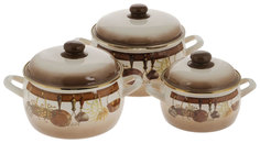 Набор кастрюль Metrot Кухня 6шт