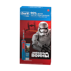 Электрическая зубная щетка Braun D14,513K Star Wars Kids + З/п Star Wars 75 мл