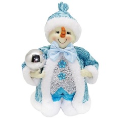 Кукла снеговик 20 см гол Новогодняя сказка 973029