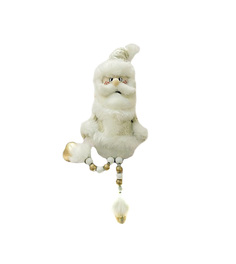 Кукла дед мороз 45 см золото Новогодняя сказка 971988