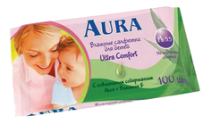 Детские влажные салфетки Aura "Ultra Comfort" 100 шт. Asus