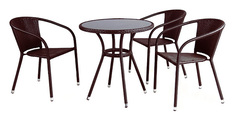 Комплект мебели Afina Garden T282ANS/Y137C-W53 Brown (3+1)
