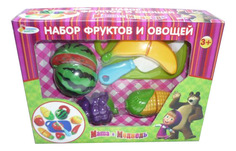 Набор продуктов игрушечный Играем Вместе Маша и Медведь