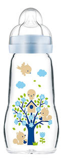 Детская бутылочка MAM Feel Good Bottle 260 мл (с 0 мес) голубая