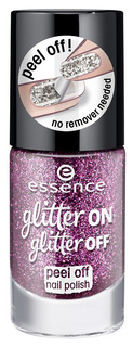 Лак для ногтей Essence Glitter On Glitter Off 03 Party queen 8 мл