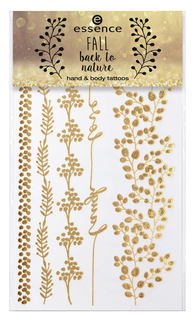 Переводные тату Essence Fall Back To Nature Hand & Body Tattoos 01