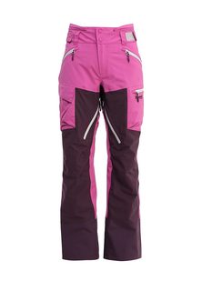 Спортивные брюки женские Bergans Hafslo Insulated, orange/dark maroon, L INT