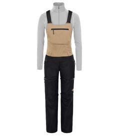 Спортивные брюки женские The North Face Ceptor Bib, kelp tan black, M INT