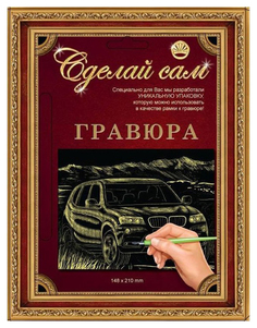 Гравюра Лапландия Сделай сам БМВ золото 38112