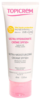 Крем для лица Topicrem Ultra-Moisturizing Cream SPF50+ 40 мл