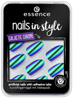 Накладные ногти Essence Nails In Style 06 Galactic Chrome