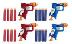 Бластер Nerf N-Strike Elite Sonic Fire and Ice Jolt Team Pack of Four A7957