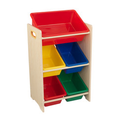 Система хранения KidKraft с 5 контейнерами Яркий