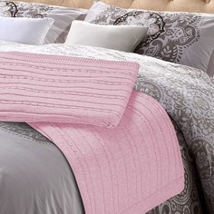 Плед шерстяной CONFORTO E SONHOS арт,Magno 402 rosa 150