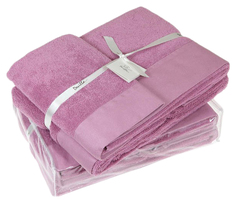 Банное полотенце, полотенце универсальное Devilla senses фиолетовый