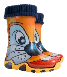 Резиновые сапоги Demar Stormer Lux Котик оранжевые р.30-31