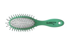 Щетка для волос CLARETTE массажная компакт с металлическими зубьями