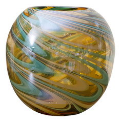 HJ360-25-G3 Ваза стеклянная (цветная) H23D26 Garda Decor