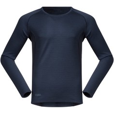 Лонгслив Bergans Snoull Shirt 2019 мужской темно-синий, S