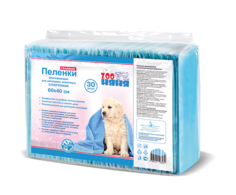 Пеленки ZOO няня гелевые тонкие 60х40 №30 Dog Lunch