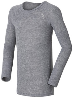 Лонгслив Odlo Warm 2019 детский светло-серый, XS