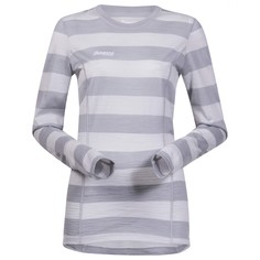 Лонгслив Bergans Soleie Lady Shirt 2018 женский серый, M